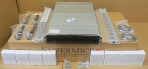 NEW Supermicro SuperServer 2029TP-HC0R 24x 2.5" Bay 4x X11DPT-PS CTO Server Node - Picture 1 of 7
