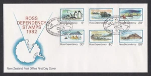NEW ZEALAND ROSS DEPENIDENCY 1982 FDC 25th ANNIV SCOTT BASE OVERSIZED + CACHET - Picture 1 of 1