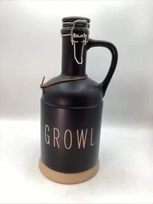Growler de gres negro "Growl" de DEMDACO Foto 1 de 3