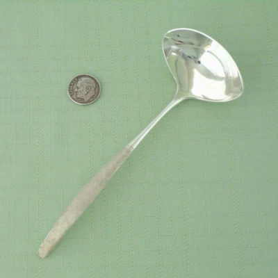 S. KIRK & SON Sterling Silver FLORENTINE Cream SAUCE LADLE 5 1/2" BURNISHED - Image 1 of 4