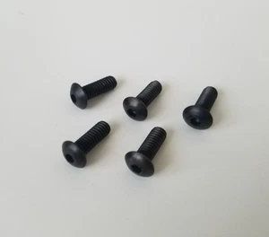 99-15 Harley Big Twin 5 Black Stainless Allen Bolt Timing Point Cam Cover Screw - Picture 1 of 2
