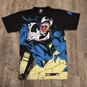 Camicia Huf X Marvel Uomo Piccola Nera Venom Stampa All Over AOP - Foto 1 di 8