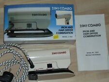 2 in 1 Combo Iron and Hair Dryer Combination Model=7851