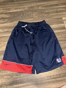 Nike Gonzaga Bulldogs Shorts Men’s Small Authentic No Pockets #U - Picture 1 of 4