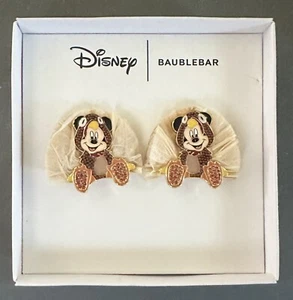 Disney X Baublebar Mickey Mouse Thanksgiving Türkei Urlaub Ohrringe NEU - Bild 1 von 3