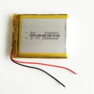 3.7V 2000mAh lipo Polymer Rechargeable104050 Battery For Camera Cell phone GPS - Picture 1 of 4