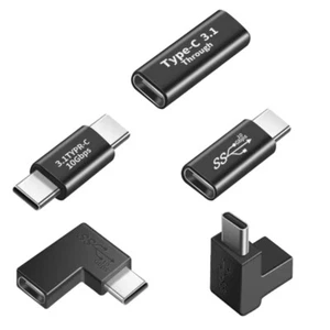 2PCS Fast USB 3.1Type C Female to Male Converter Adapter Fast Data Transfer - Picture 1 of 13