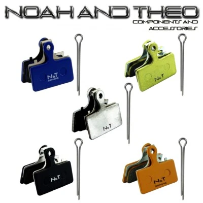 NT-BP006 Disc Brake Pads compatible with Shimano Deore XT BR M785 M8000 M8100 - Image 1 of 4