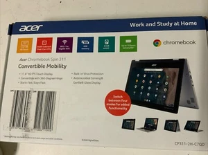 🏯 Acer Chromebook Spin 311 11.6" HD Touch Laptop Intel Celeron N4000/32GB/64GB - Picture 1 of 8