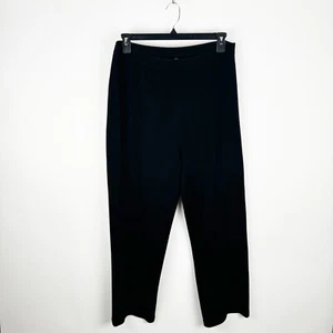 Pantalones de vestir exclusivos para mujer Misook talla XL cintura alta negros cintura elástica - Imagen 1 de 16