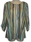 Chico's Multicolor Blouse Top Size 1 NEW WITHOUT TAGS!