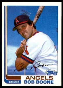 1982 Topps Traded Bob Boone California Angels #9T