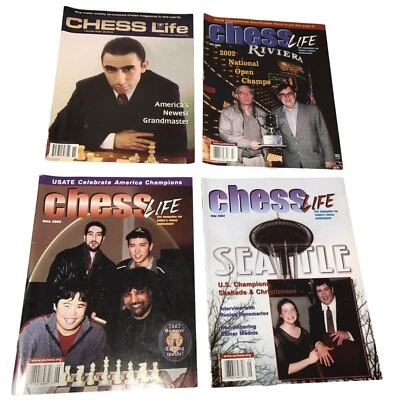 Vintage Bundle of 4 Chess Life Magazines- May, June, July 2002 and Nov. 2004 - Image 1 of 4