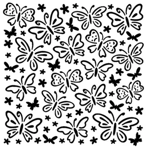 Wirklich tolle Schablonen, Schmetterling Glitzer, 6", Sterne, Hintergrund, Layering, Spaß - Bild 1 von 2