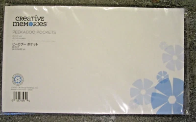 Creative Memories Peekaboo Bolsillos 10 en total - 5x7 (5) y 7x5 (5) - NUEVO 2020 Foto 1 de 4