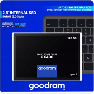 Disque SSD GOODRAM CX400 128GB TLC SATA III 2.5'' SSDPR-CX400-128 - Photo 1/4