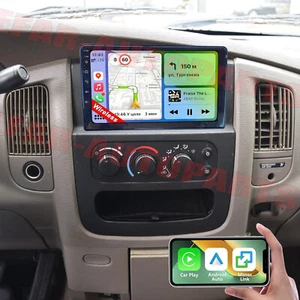 For 2002-2005 Dodge Ram 1500 2500 3500 Wireless Carplay Android 13 Radio GPS BT - Foto 1 di 23