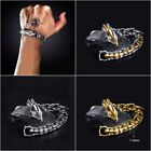 Fashion 925 Silver Dragon Bracelet Bangle Domineering Party Jewelry For Men