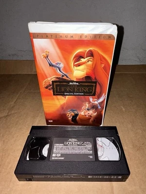 Disney’s The Lion King VHS Tape In Clamshell Case Platinum Edition 2003 Release Foto 1 de 4
