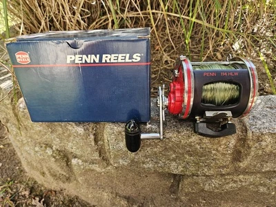Carrete de pesca Penn Senator 6/0 114HLW ancho marco de aluminio limpio ¡Bonito con CAJA! Foto 1 de 4