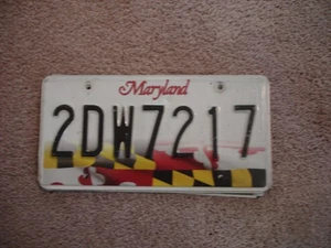 MARYLAND FLAG LICENSE PLATE BUY ALL STATES HERE FREE SHIPPING - Picture 1 of 1