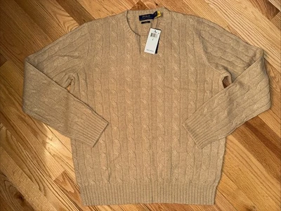 Nuevo con etiquetas $398.00 Polo Ralph Lauren Para hombres 100% Cachemira Suéter Talla L Foto 1 de 4