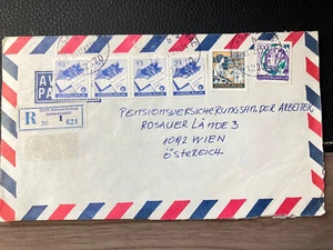 Yugoslavia 1988 air mail cover, registered. - Picture 1 of 4