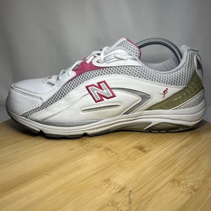 Zapatos para correr New Balance para mujer talla 11D blanco rosa cáncer de mama - WW846KM - Imagen 1 de 10