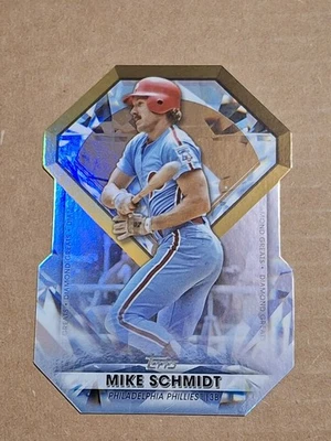 2022 MIKE SCHMIDT TOPPS SERIES 2 DIE CUT BASEBALL CARD #DGDC-22 PHILLIES PHILLY - Image 1 of 2