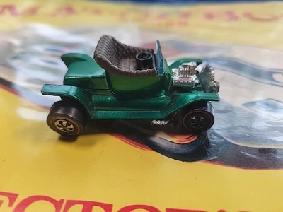 Redline Hot Wheels 1967 verde Estados Unidos Hot Heap Foto 1 de 4