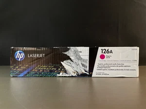 HP Inc. 126A Magenta Original LaserJet Toner Cartridge, ~1,000 pages, CE313A - Picture 1 of 6