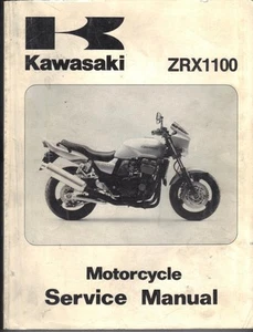 KAWASAKI ZRX1100 C1,D1 1997 ORIGINAL FACTORY WORKSHOP MANUAL - Picture 1 of 2
