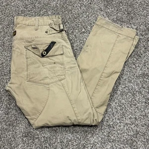 G-Star RAW 5620 Mens 34x33 Khaki Utility Cargo Halo Power Arc 3D Pants Originals - Picture 1 of 9