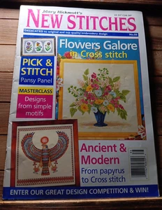 Mary Hickmott's New Stitches #86 Flower Bouquet Horus Wise Words Cropthorn Mill - Picture 1 of 9
