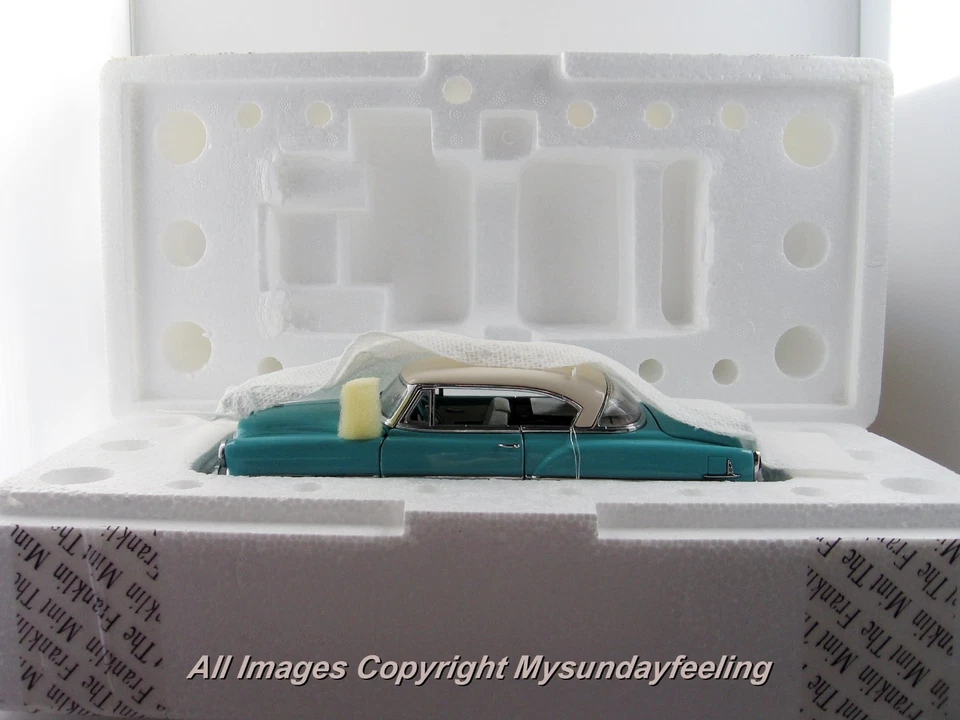 1954 CHEVROLET BEL AIR SPORT COUPE - FRANKLIN MINT - SCALE 1:24 - RARE - NEW! - Immagine 1 di 4