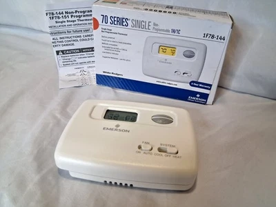 Termostato único no programable serie 70 Emerson 1F78-144 nuevo caja abierta Foto 1 de 4