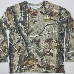 Realtree AP Camouflage Men's Shirt XL Longsleeve Logo Faded Hunting Outdoors - Picture 1 of 11