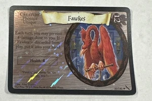 Harry Potter TCG Fawkes (holo Foil) - Chamber of Secrets #20/140 Rare Unplayed - Picture 1 of 3