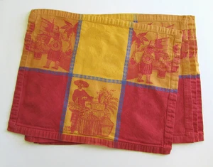 Set 4 tovagliette mercato cinese Le Jacquard Francais Asian Chinoiserie - Foto 1 di 4