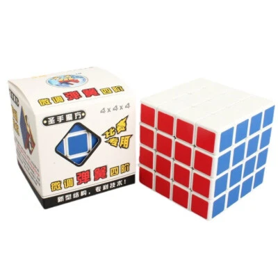 Nuevo ShengShou 4x4x4 Velocidad Ultra Suave Cubo Mágico Puzzle Giro 4x4 Blanco Foto 1 de 4