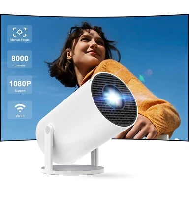 NEW Projector Multimedia Ultra HD High Dynamic Range Smart Portable HY300 - Image 1 of 4