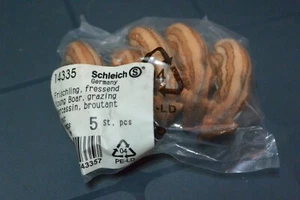 (5) Schleich Young Grazing Boar Animal Figures New Factory Sealed Free Shipping - Picture 1 of 4