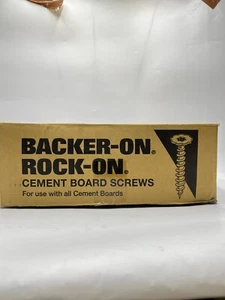 BACKER-ONB #9 x 1-5/8 in. Star Drive Serrated Head Cement Board Screws(lot of 6) - Picture 1 of 7