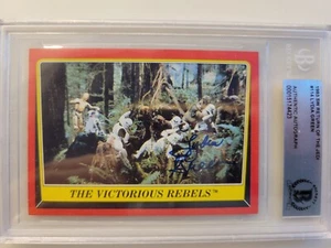 Star Wars Ewok LYDIA GREEN(d.) signed 1983 Topps ROTJ card Beckett Authenticated - Picture 1 of 3