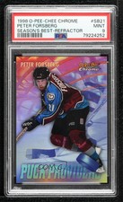 1998-99 O-Pee-Chee Chrome Season's Best Refractor Peter Forsberg PSA 9 MINT HOF