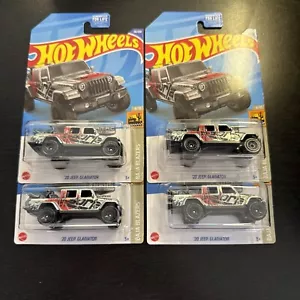 Hot Wheels Baja Blazers ‘20 Jeep Gladiator Set Of 4 Variations Zamac Hard Find - Picture 1 of 17
