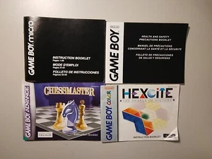 Konvolut 4 Gameboy Anleitungshefte & Anleitungen Micro, Advance und Color - Bild 1 von 2