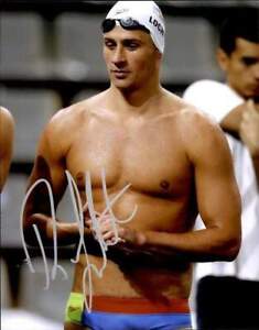 Ryan Lochte authentic signed swimming 8x10 photo W/Cert Autographed A0004