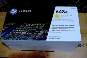 HP 648A Yellow Toner Cartridges_New & Sealed - Picture 1 of 2