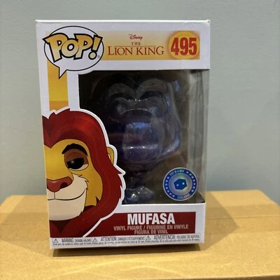 Funko Pop Vinyl Figure Mufasa Pop in a Box Exclusive #495 from The Lion King - Image 1 of 4
